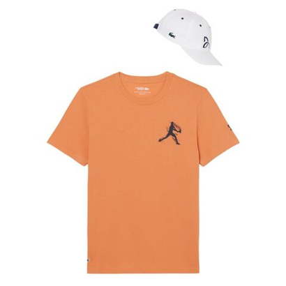 Теннисная футболка Lacoste Tennis x Novak Djokovic Pack - blossom/white