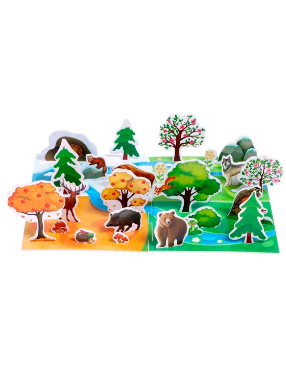 3D конструктор Сезоны года 31 деталь