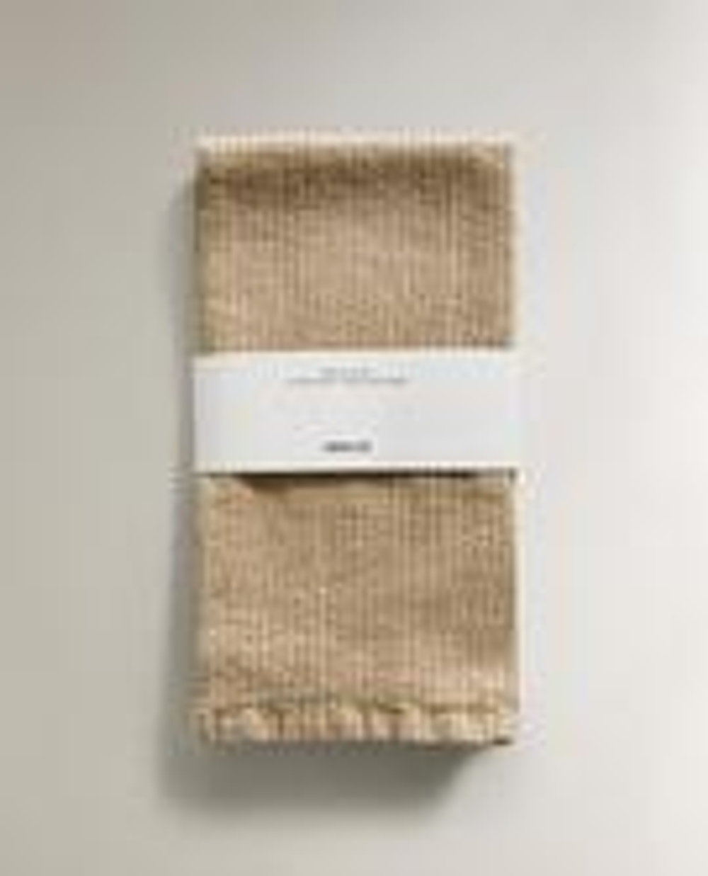 ZARA HOME КУХОННОЕ ПОЛОТЕНЦЕ ВАФЕЛЬНОЕ С ПОЛОСОЙ, ЖЕЛТЫЙ