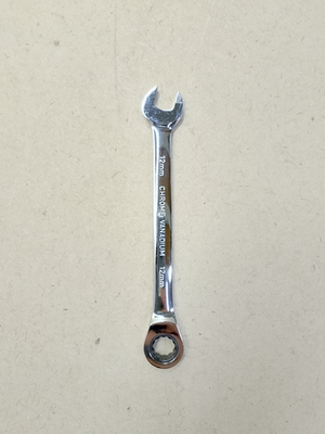 Ключ комбинированный KRAFTOOL трещеточный Cr-V зеркальное хромирован покрытие, 12мм