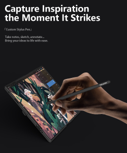 Чехол с MagSafe на Samsung Galaxy Fold 7, серия CamShield Prop Magnetic от Nillkin (версия с прозрачной крышкой объектива и стилусом)