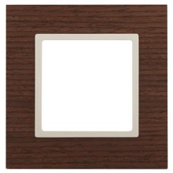 14-5301-09 ЭРА Рамка на 1 пост, дерево, Эра Elegance, дуб+сл.кость