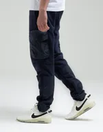 Спортивные Штаны We Don’t Care Nylon Trim Cargo Sweatpants Navy