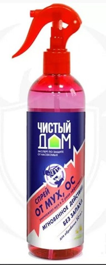 Спрей от мух,ос Чистый Дом 400 мл (1/24)