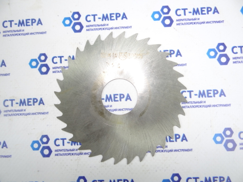 Фреза отрезная по металлу 100х1х27мм z=32 Р6М5 без фаски без ш/п