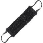 Мочалка для тела полипропиленовая «PREMIER», цвет черный, 42*15см