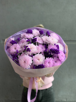 Букет цветов Фиолетовый дуэт