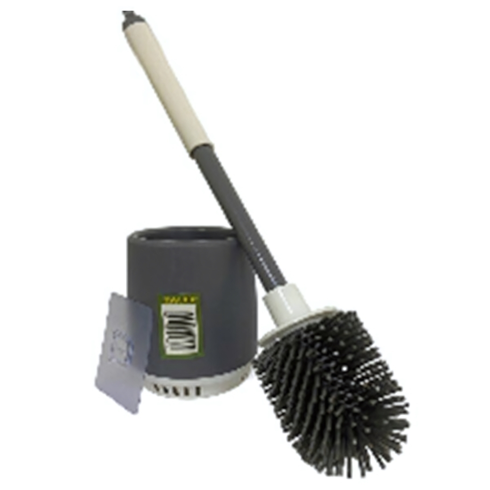 Ерш для туалета силиконовый круглый ZALEL HD5611 44х9