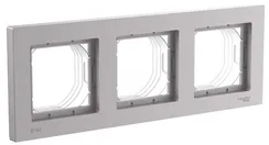 Рамка 3-м AtlasDesign Aqua IP44 алюм. SE ATN440303
