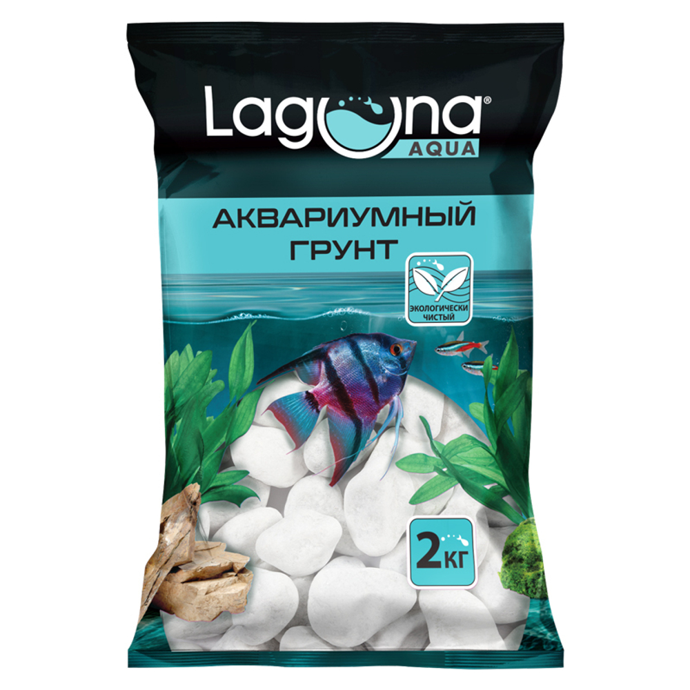 Грунт "Белый", 20-30мм, 2кг, Laguna