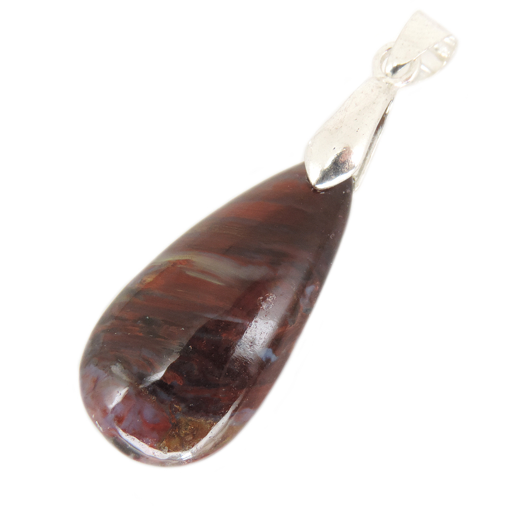 Кулон "Капля" питерсит медно-красный асс.