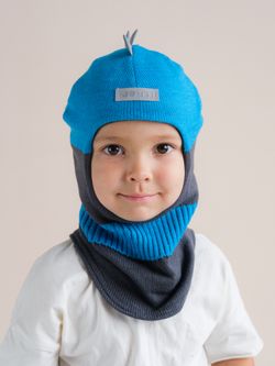 Шлем весенний/осенний вязаный (Льдинка) ОРЕО