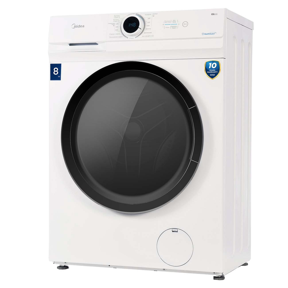 Стиральная машина Midea MF100W80BS/W-RU (q)