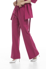 Брюки клеш из уплотненного хлопка