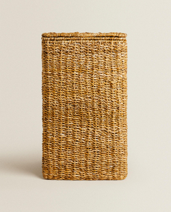 Zara Home Корзина из хлопка, цвет бежевый, 55 см