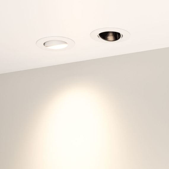 Встраиваемый светодиодный светильник Arlight MS-Forecast-Built-Turn-R82-8W Warm3000 037187