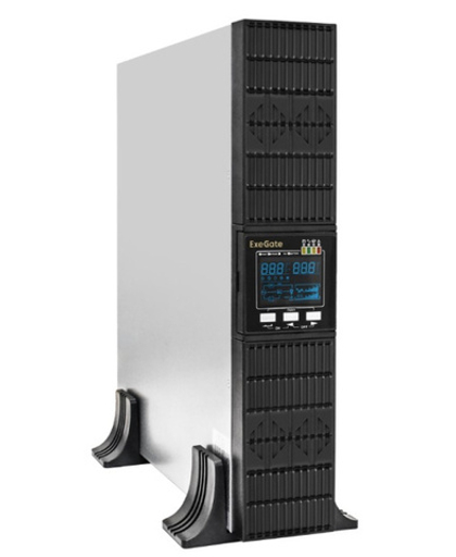 Источник бесперебойного питания Exegate PowerExpert ULS-3000.LCD.AVR.1SH.2C13.USB.RS232.SNMP.2U