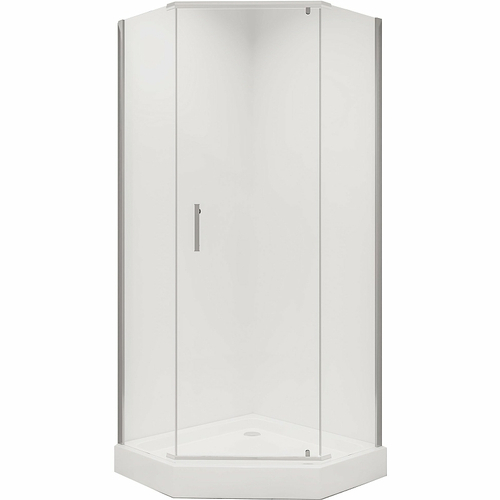 Душевой уголок Niagara Nova 100х100 NG-6634-08 профиль Хром стекло прозрачное