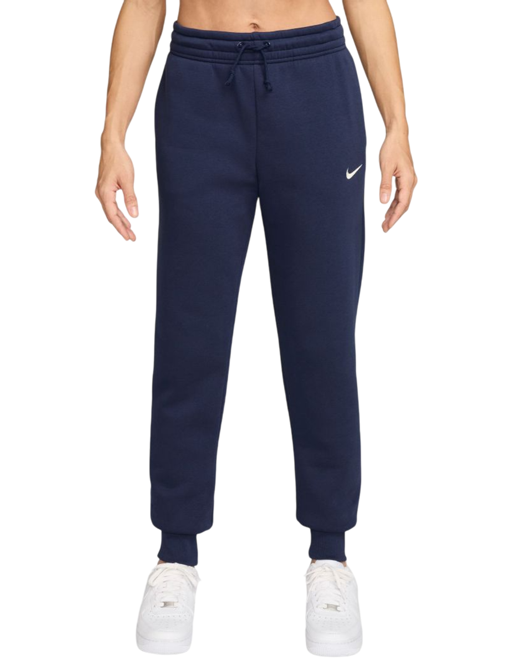 Женские теннисные брюки Nike Sportswear Phoenix Fleece - midnight navy/sail