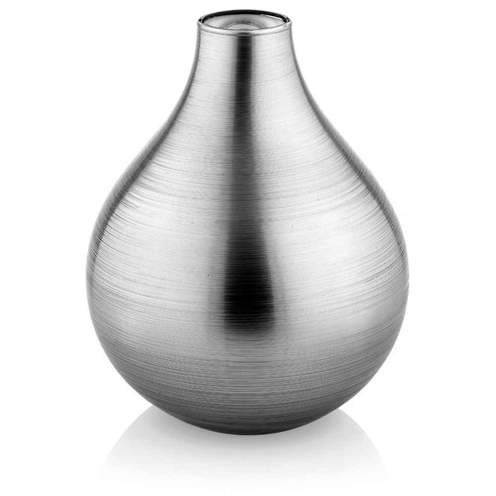 Ваза IVV Бомбей 31см серебристая
