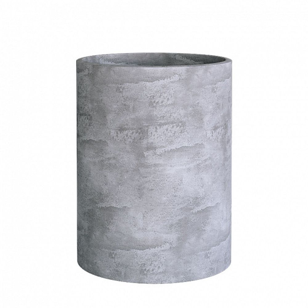 Кашпо CYLINDER CONCRETE GREY LIGHT D30 H60
