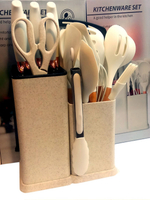 Набор кухонных принадлежностей с ножами премиальный 19 предметов