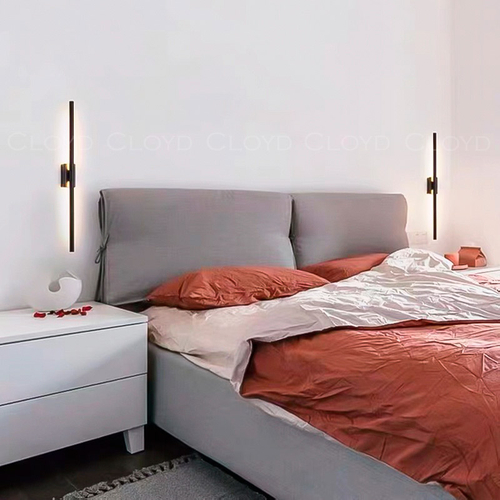 Бра Cloyd LINEAS-D W1 / выс. 60 см- 4000K - черный матовый (арт.20864)