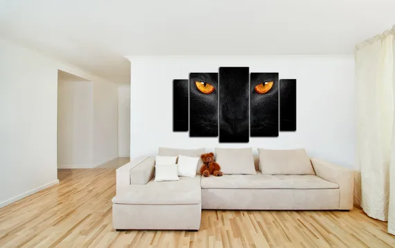 Модульная картина"Изумленный взгляд"