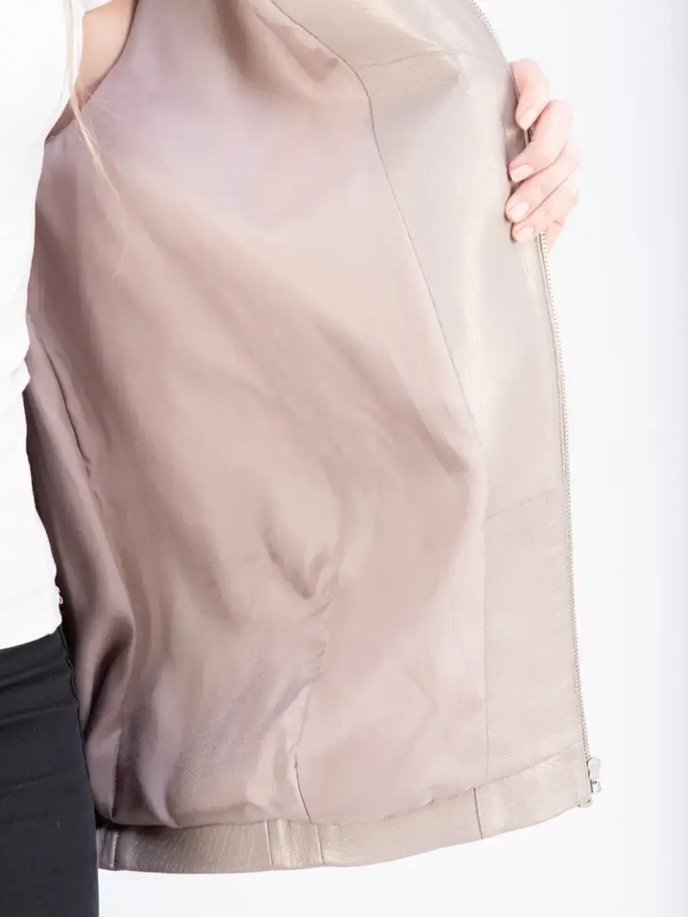 Куртка женская кожаная большие размеры