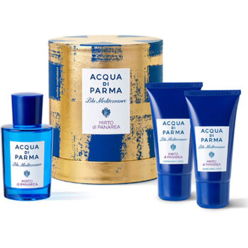 Acqua di Parma Blu Mediterraneo - Mirto di Panarea Dárková sada EDT 100 ml, sprchový gel 75 ml a tělové mléko 75 ml 100ml