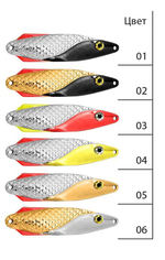 Блесна зимняя ФИНТ 7,5g, цвет 04, 2 шт