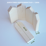 Комплект домиков. Заготовка для творчества 5шт, 18*6*2 см