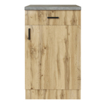 Стол разделочный 50 вотан (1 ящик) столешница бетон