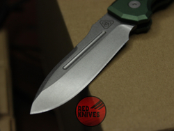 Нож Pro-Tech PDW Invictus Green - рукоять зеленая, серя кнопка и клинок