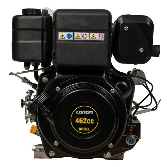 Двигатель дизельный "LONCIN" D460FD (10.5 л.с., эл стартер, катушка 5 А)