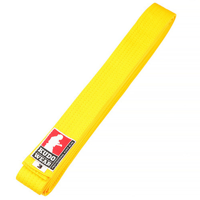 Пояс для КУДО Kudowear желтый