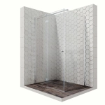Душевой уголок Ambassador Diamond 12011107 80x120 стекло прозрачное/профиль хром