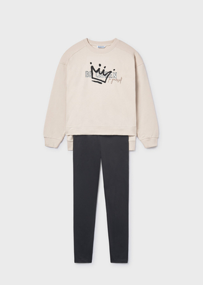 толстовка с леггинсами