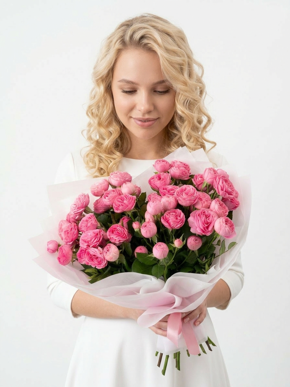 Нежность розы "большой" "L" 