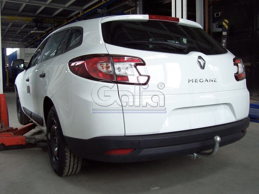 Фаркоп оцинкованный Galia R074A для Renault Megane II 2003-2008 (classic) седан/универсал, Megane III универсал 2008-(паспорт и сертификат в комплекте)(без электрики)