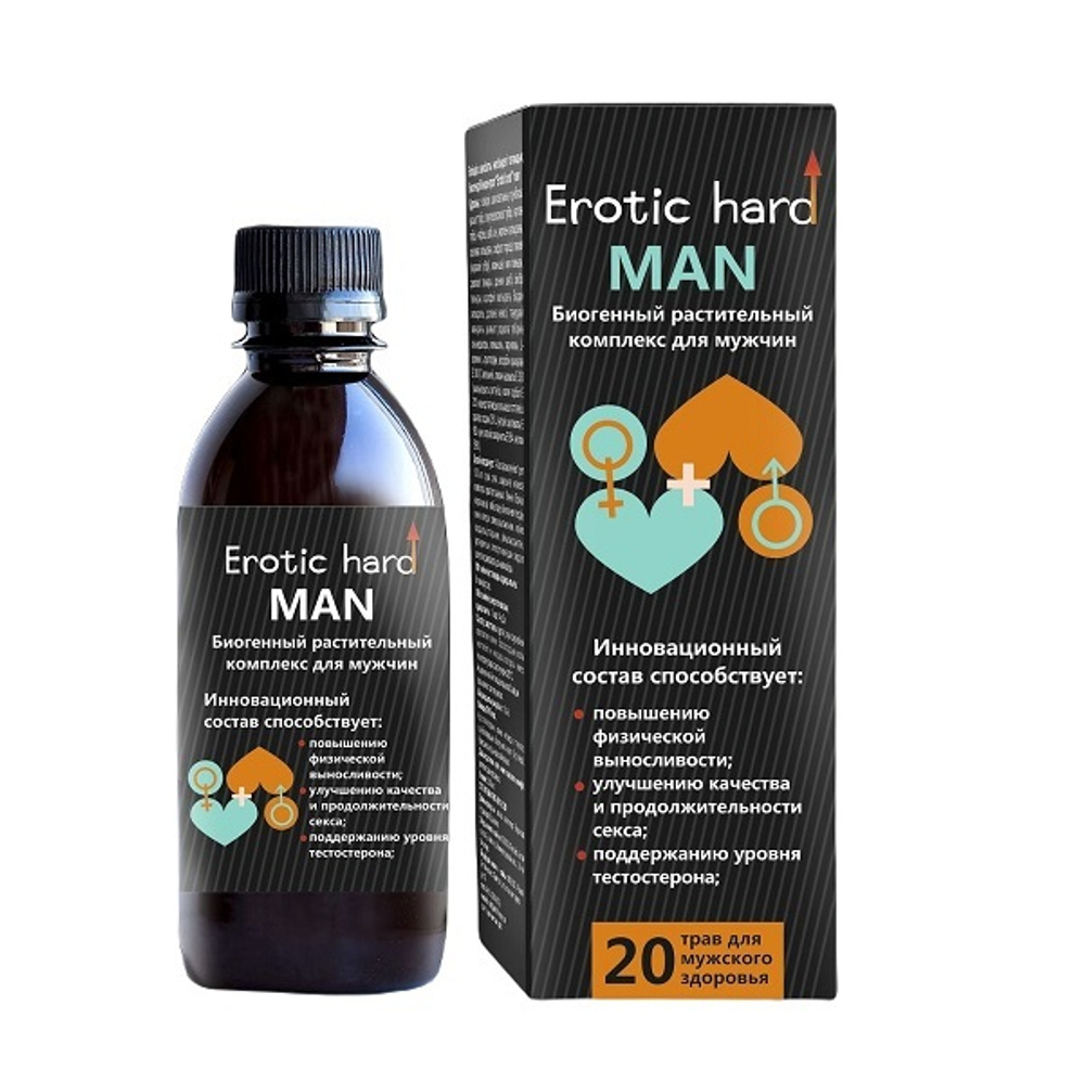 Мужской биогенный концентрат для усиления эрекции Erotic hard Man