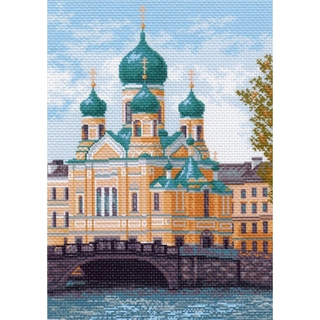 "Церковь Иссидора Юрьевского"-0917 канва с рисунком