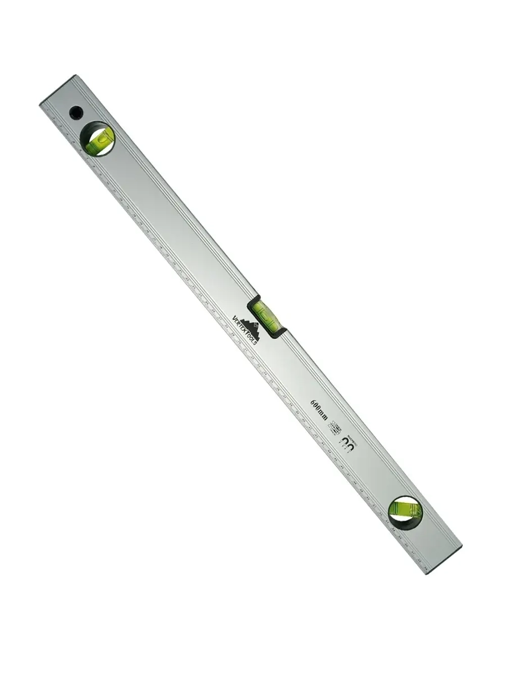 УРОВЕНЬ АЛЮМИНИЕВЫЙ VERTEXTOOLS 600мм (1/ 50)
