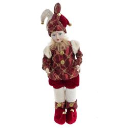 GAEM Игрушка набивная "Клоун" (муз, движ), L17 W12 H48 см