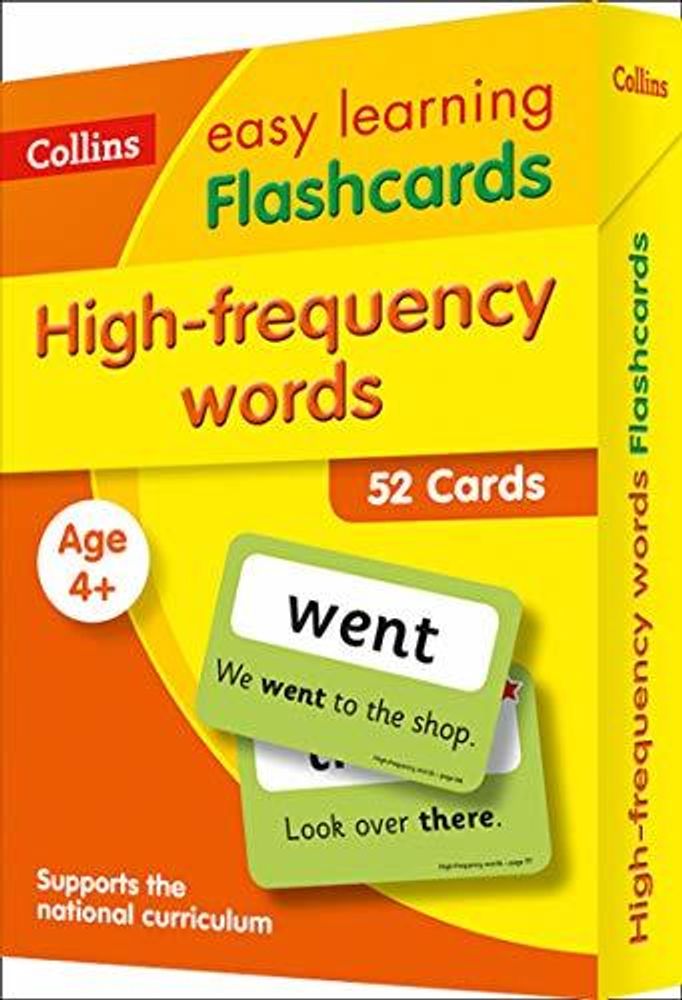 High Frequency Words Flashcards Ages 4-7 (52 Cards)