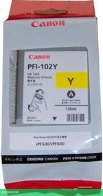Картридж Canon PFI-102Y желтый (0898B001)