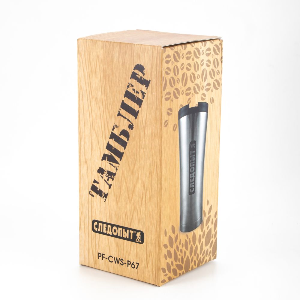 Термокружка (тамблер) &quot;СЛЕДОПЫТ&quot;, нерж. сталь, 500 мл/50/20/