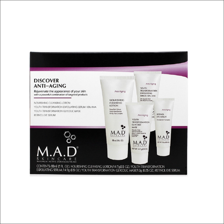 Дорожный набор препаратов для омоложения кожи M.A.D. skincare Anti Aging Discover Kit