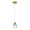 SL6114.203.01 Подвес ST-Luce Золотистый/Прозрачный LED 1*3W 3000K CASCATO