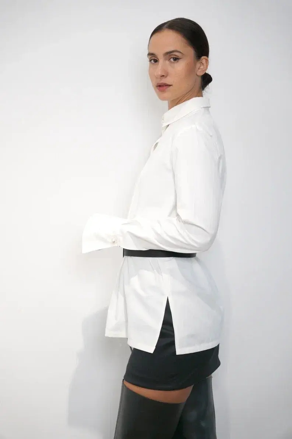 Рубашка "Основа гардероба" в белом